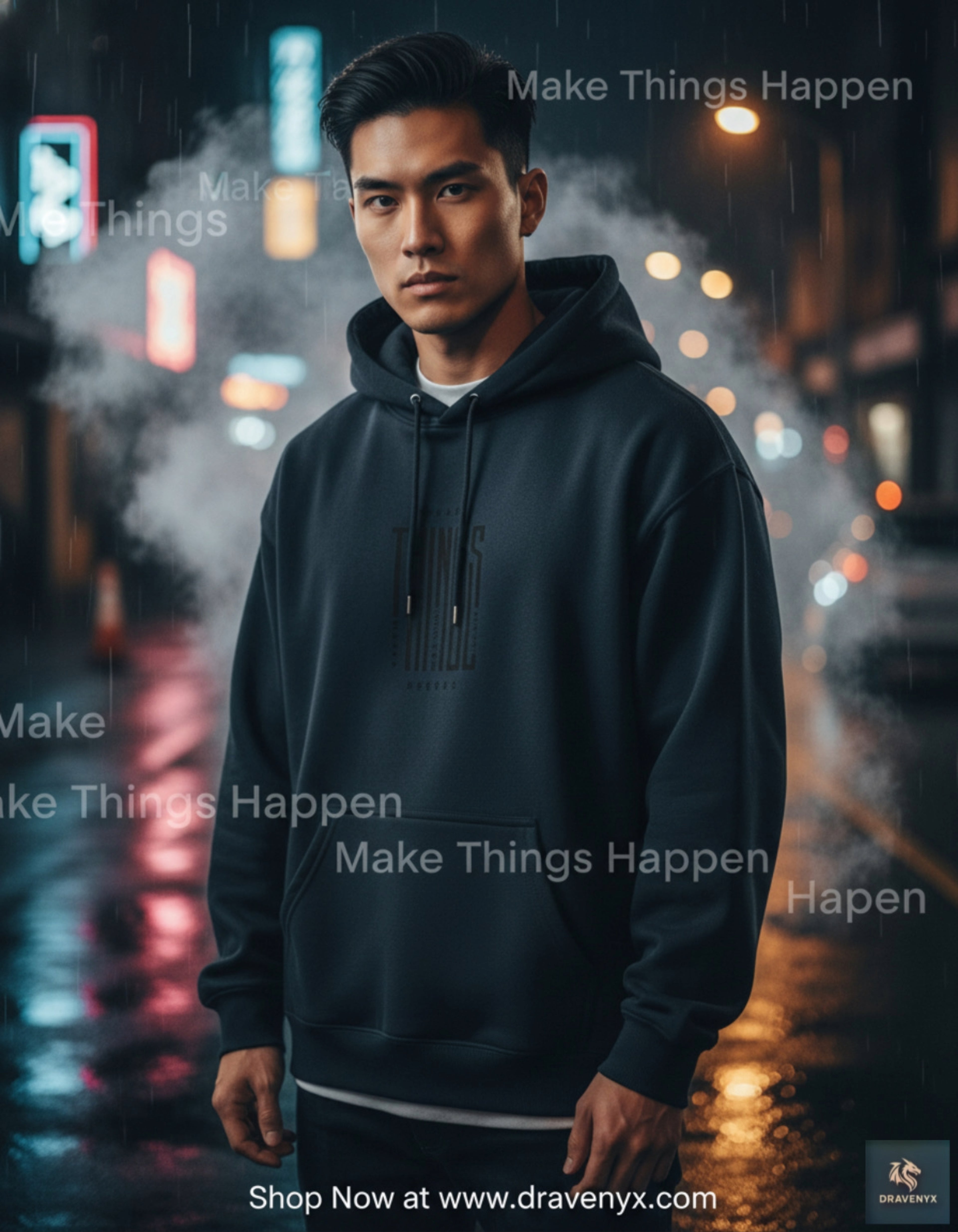 DRAVENYX Unisex Make Things Happen Hoodie